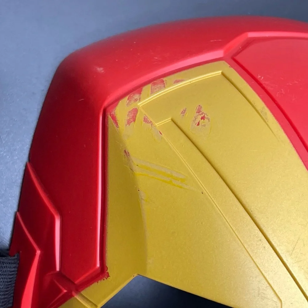 Marvel Iron Man Children’s Hard Plastic Halloween Mask - Red Black and‎ Gold